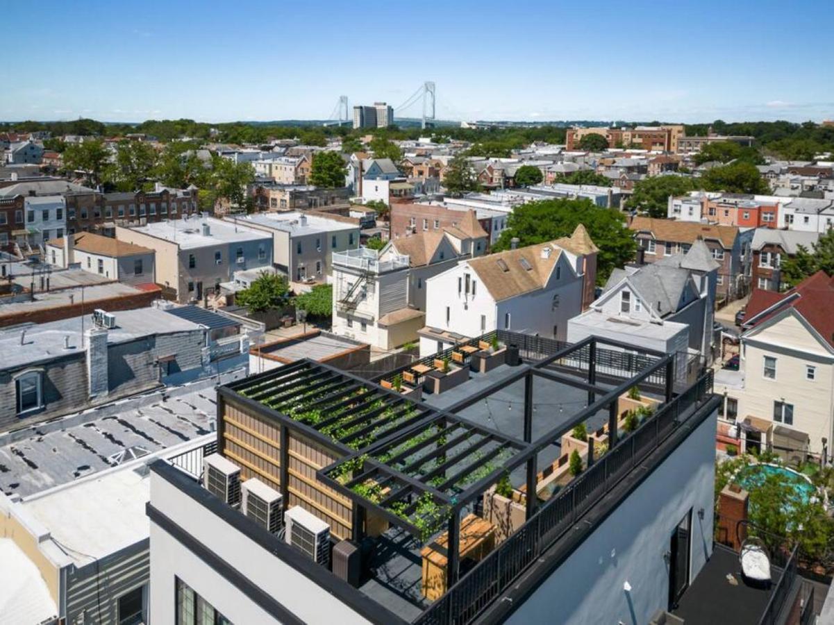 Nyc Skyline Views, Sauna & Rooftop - Romantic Escape At "Brooklyn Bay Lofts" 纽约 外观 照片