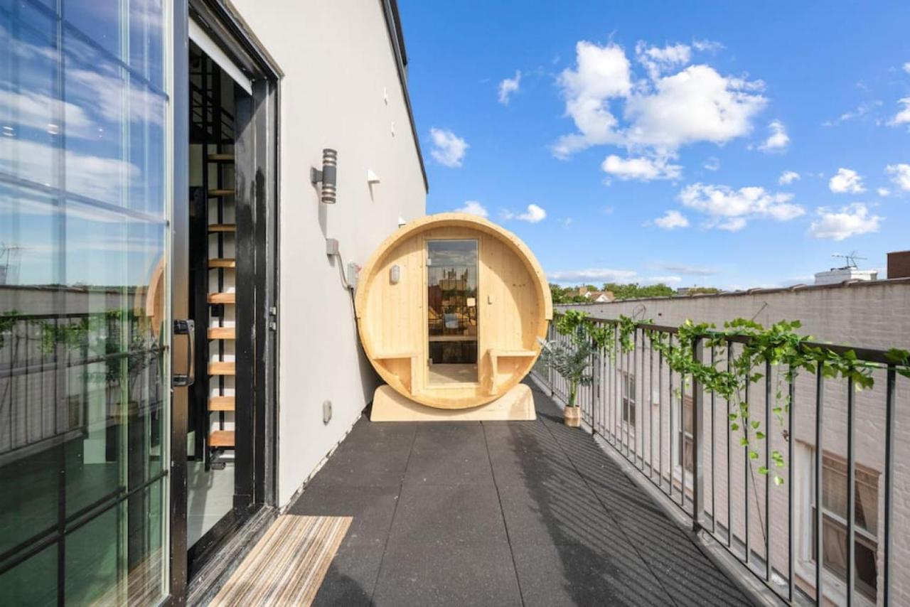 Nyc Skyline Views, Sauna & Rooftop - Romantic Escape At "Brooklyn Bay Lofts" 纽约 外观 照片